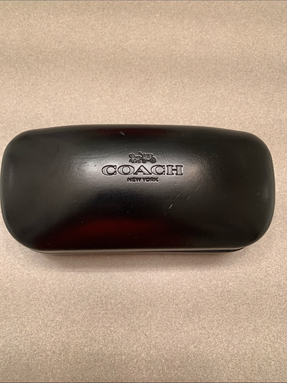 Coach Black Hard Eyewear Case